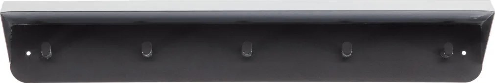 Cuier de perete din metal KENAN 80 cm, negru