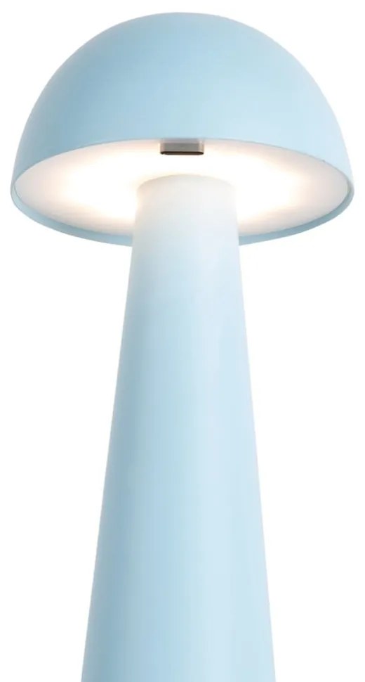 Veioză albastru-deschis LED (înălțime 16,5 cm) Mini LED Dome – Leitmotiv