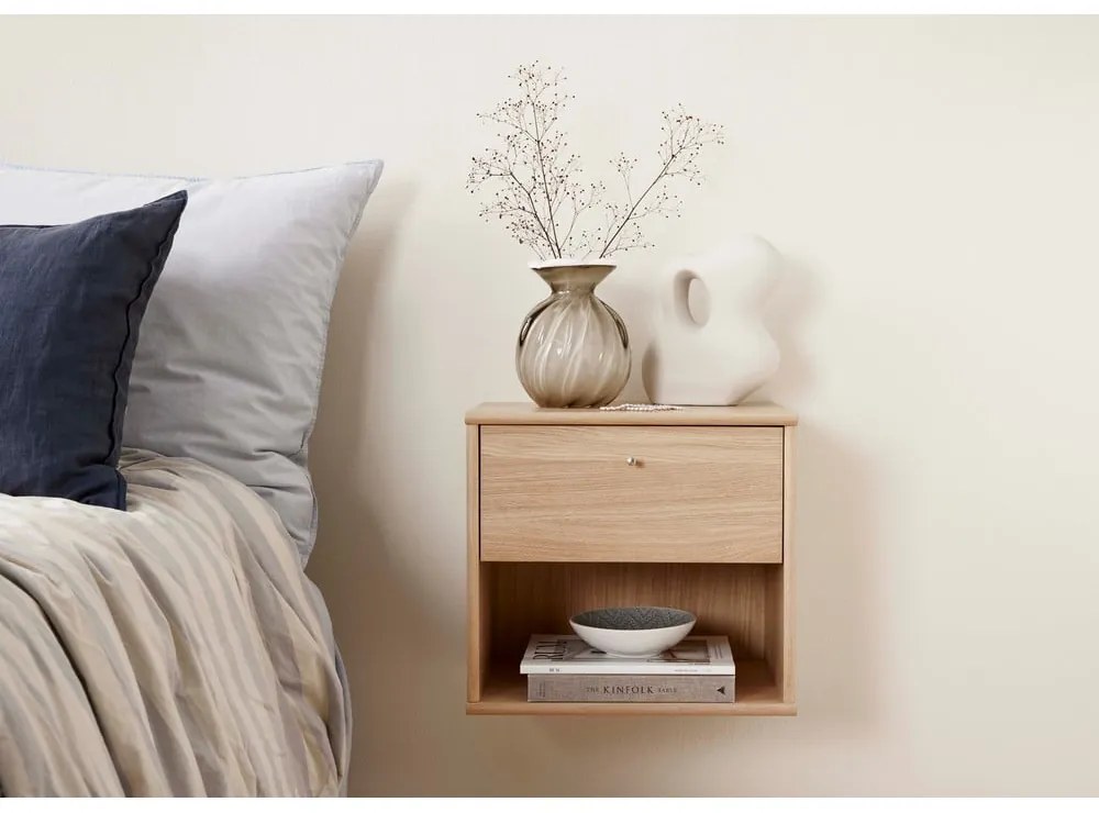 Noptieră suspendată cu aspect de stejar Mistral - Hammel Furniture