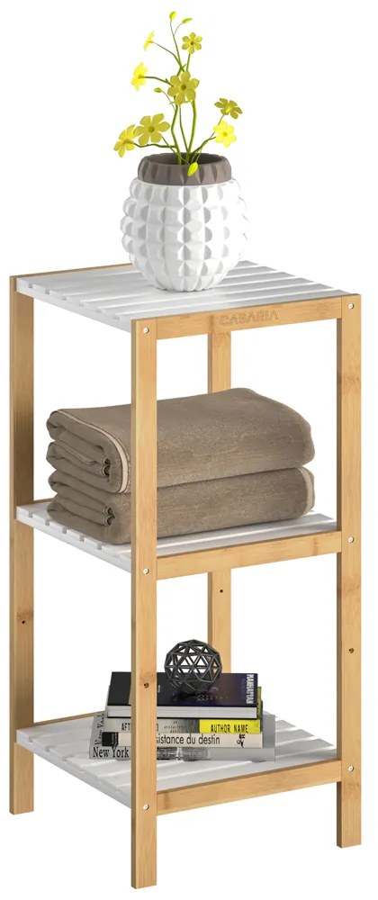 Deuba Raft bambus 80x33x34cm - alb