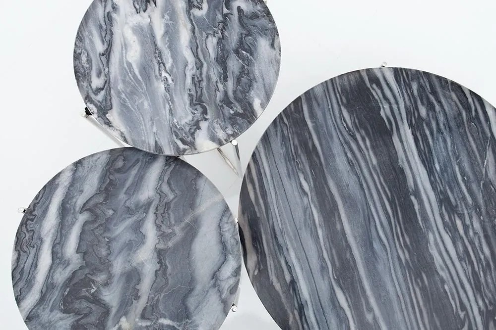 Masuta moderna Noble marmura gri/ argintiu A-38011 VC