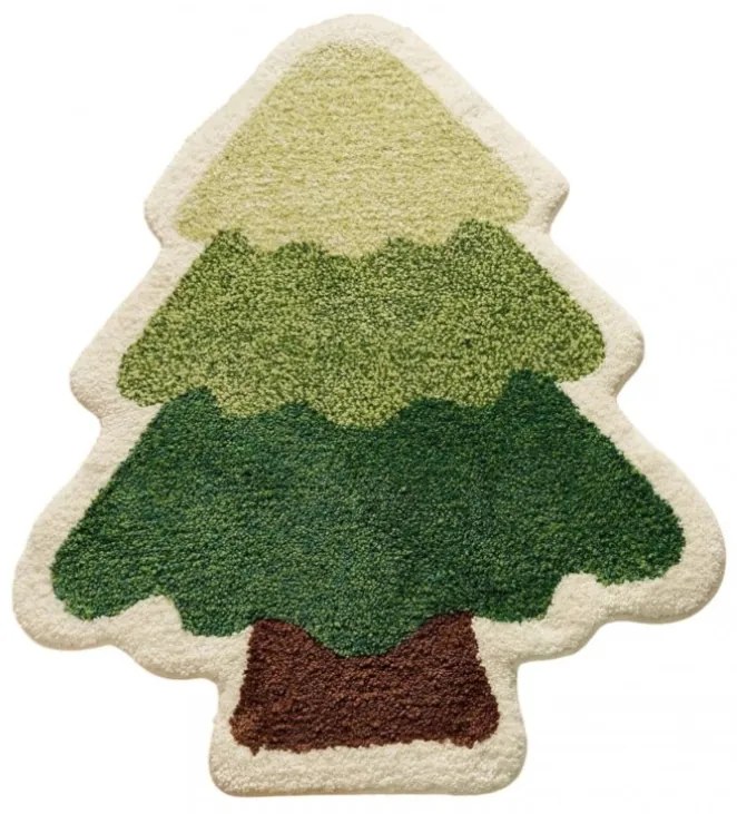 Covoras de Craciun SPRUCE antialunecare 37x57 cm, colorat