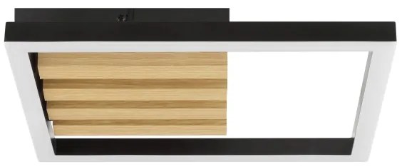 Brilliant - Plafonieră LED dimmabilă CALMA LED/15W/230V neagră