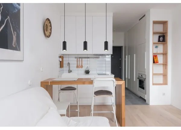 Lustră pe cablu ROBBY 1xGU10/35W/230V negru/maro Globo 57911HBW