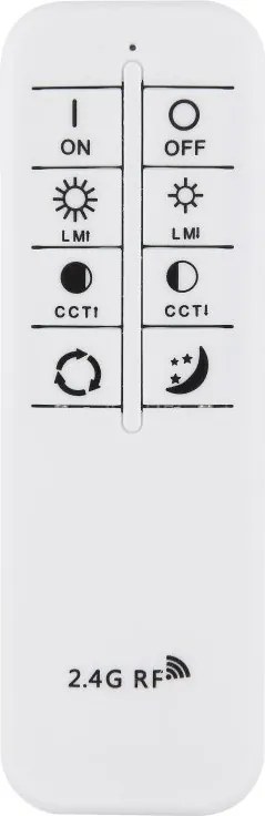 Lustra LED aplicata cu telecomanda KLUNKA crom