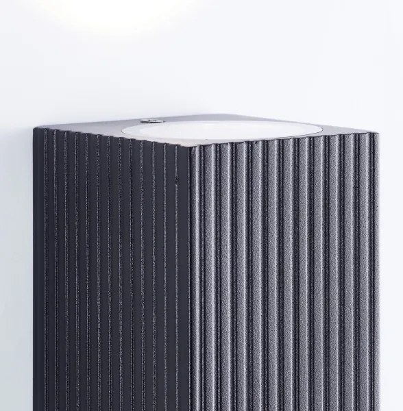 Aplică de exterior Brilliant JELANI 2xGU10/10W/230V IP44 negru