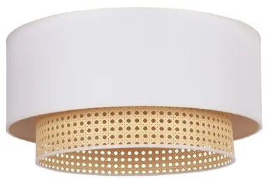 Duolla - Plafonieră BOHO 1xE27/15W/230V d. 45 cm crem/ratan