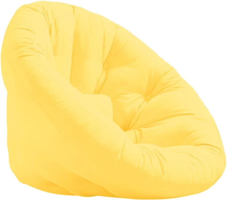 Fotoliu extensibil Karup Design Nest Yellow