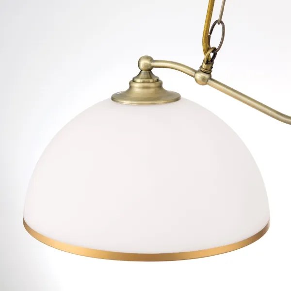 Lustră pe lanț Orion HL 6-1810/2 OLD LAMP 2xE27/40W/230V alb/bronz
