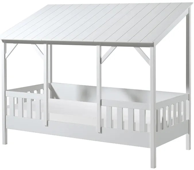Set de Pat copii Vipack conține un Pat copii Vipack 03 acoperiș și o șipcă 17s și o SALTEA PAT COPII
