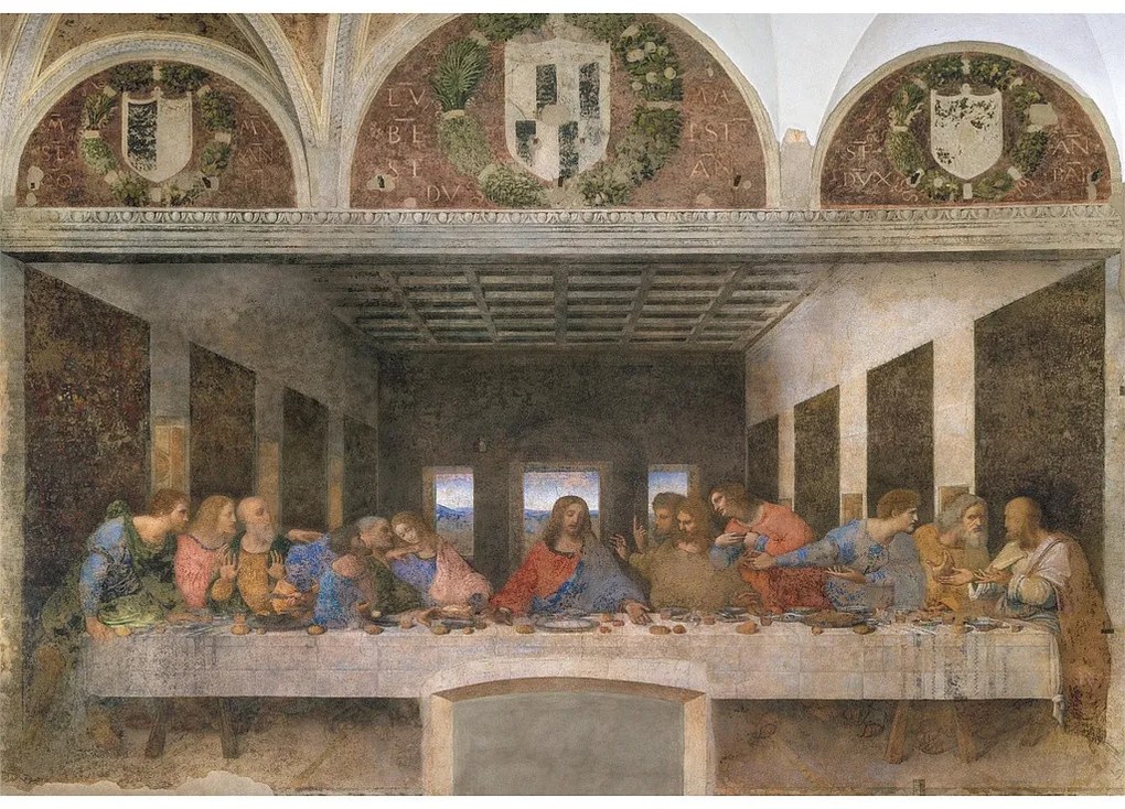 Artă The Last Supper Puzzle Clementoni Compact de 1000 de piese