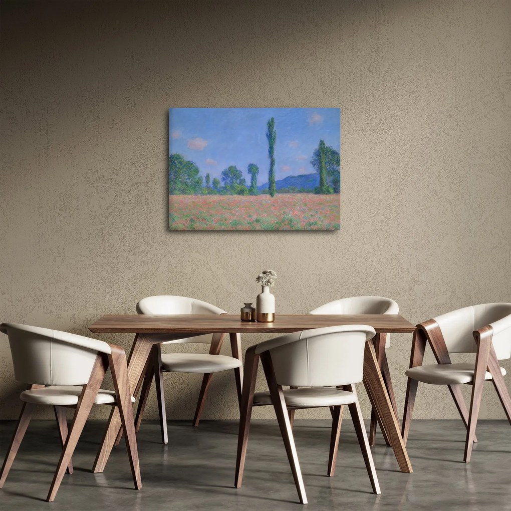 Tablou - Claude Monet, Poppy Field (Giverny), reproducere (70x50 cm)