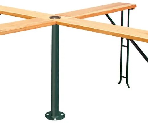 Deuba Masa de bar Quattro 241x241x104 cm