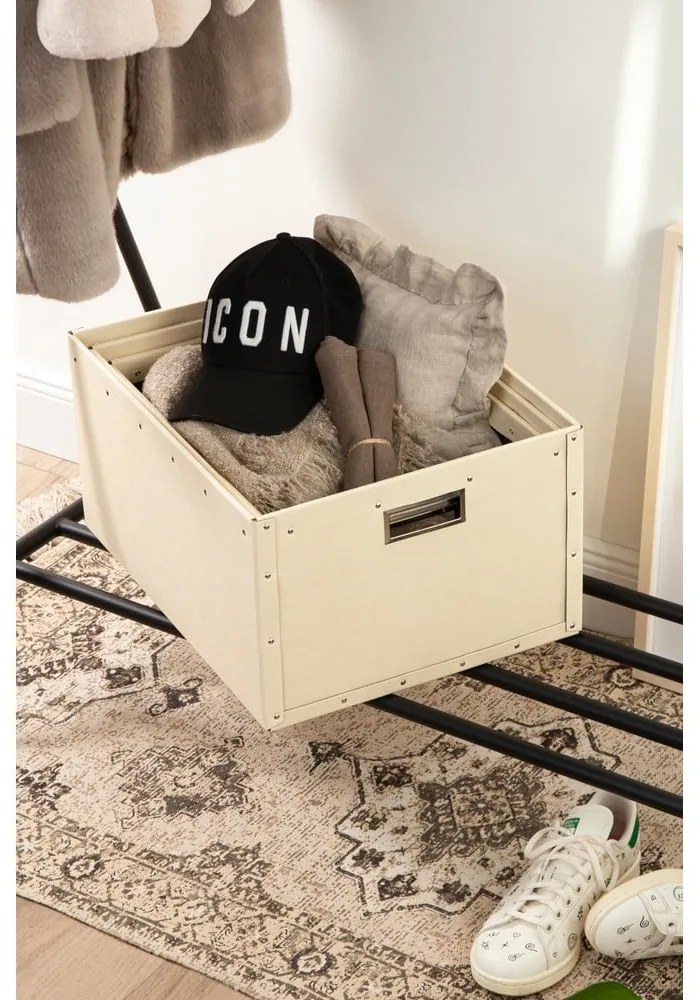 Cutii de depozitare bej 3 buc. din carton Ture – Bigso Box of Sweden