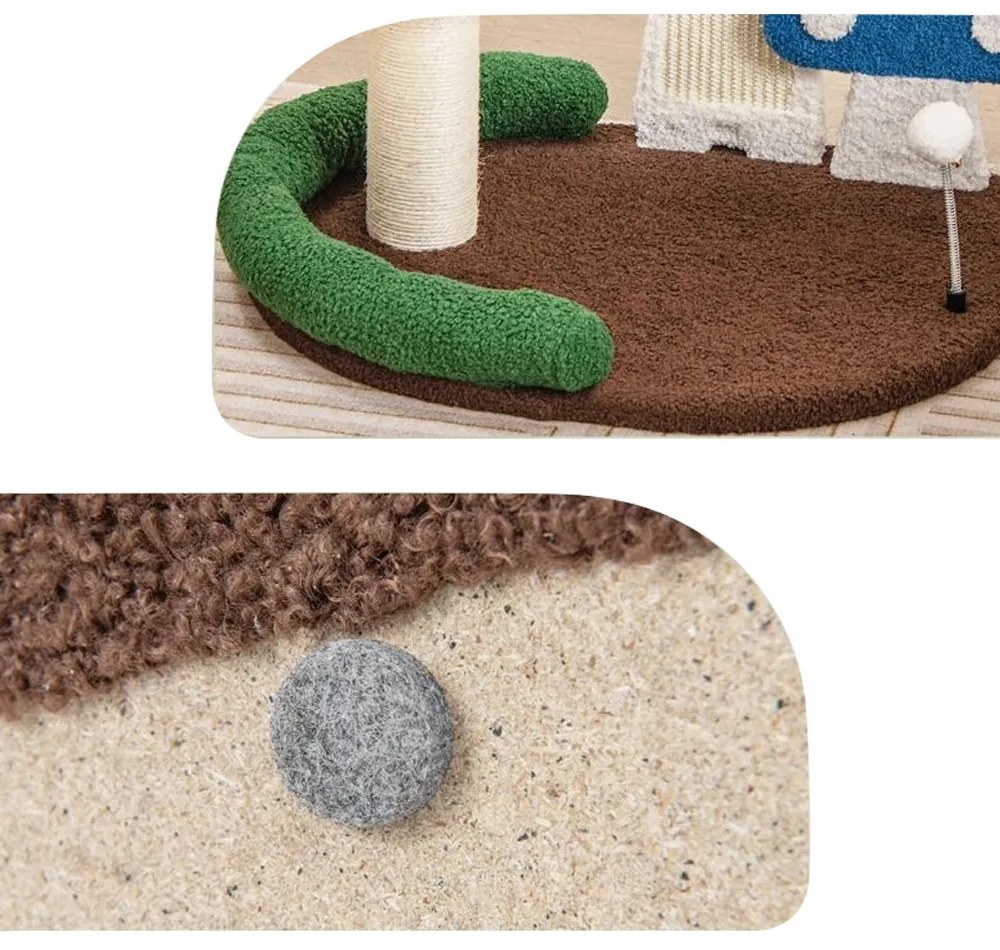 Ciuperca de escaladă pentru pisici