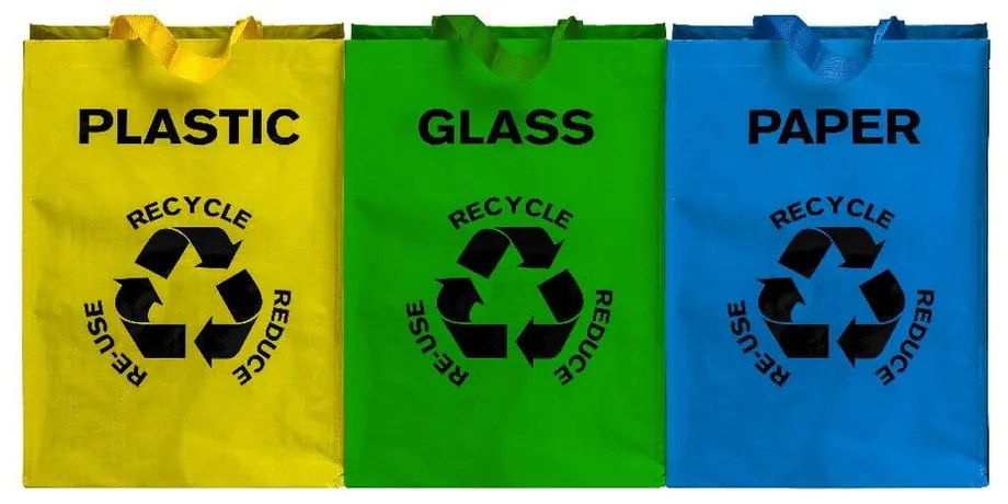 Coșuri de sortare și reciclare 3 buc. 40 l – Premier Housewares