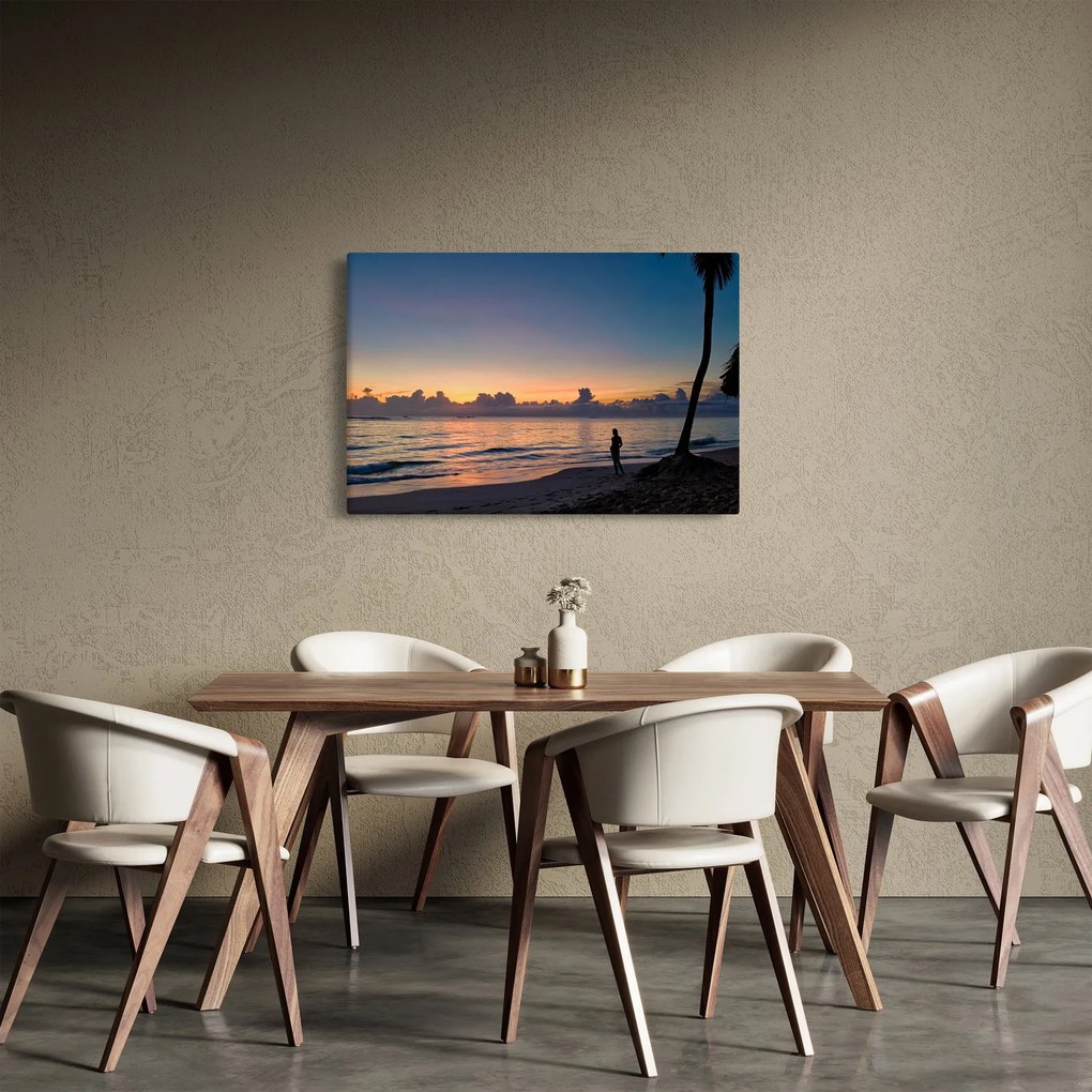 Tablou femeii pe plajă (90x60 cm)