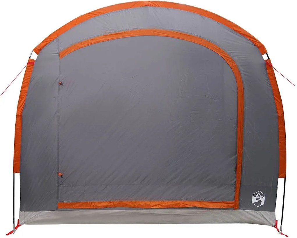 vidaXL Cort cu acoperiș Gri și portocaliu 268 x 240 x 191 cm Poliester