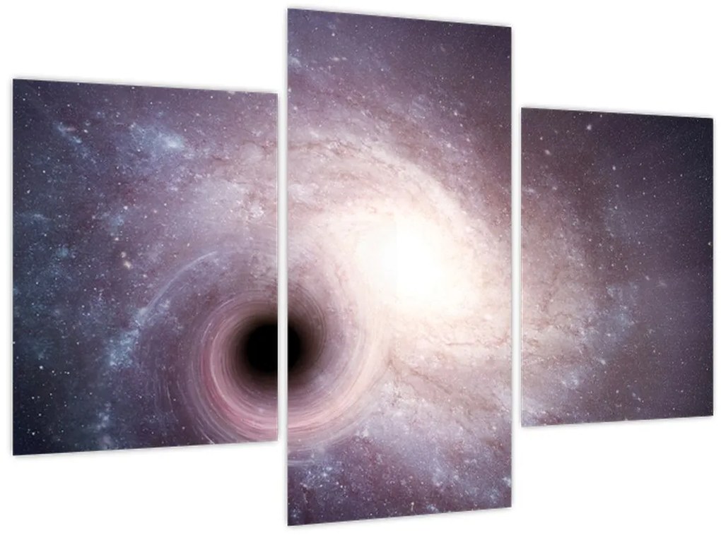 Tablou - Galaxii spiralate (90x60 cm)