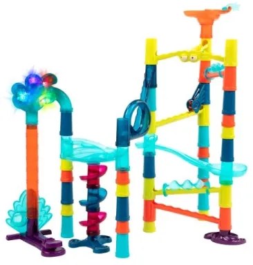 Pistă pentru bile de sticlă B-Toys MARBLE Deluxe 3xAG13