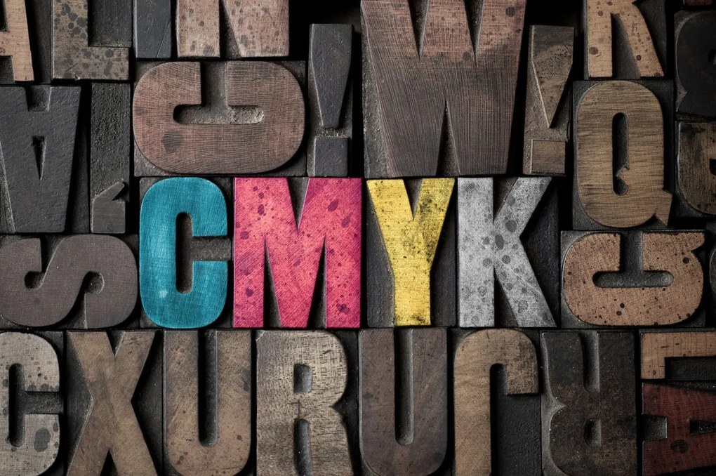 Fototapet, Woodcut, CMYK, Rebel Walls
