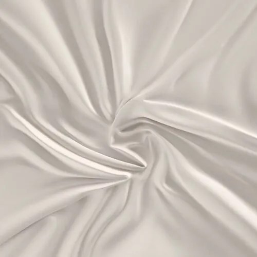 Kvalitex Cearșaf Satin cu bandă elastică alb, 100 x 200 cm