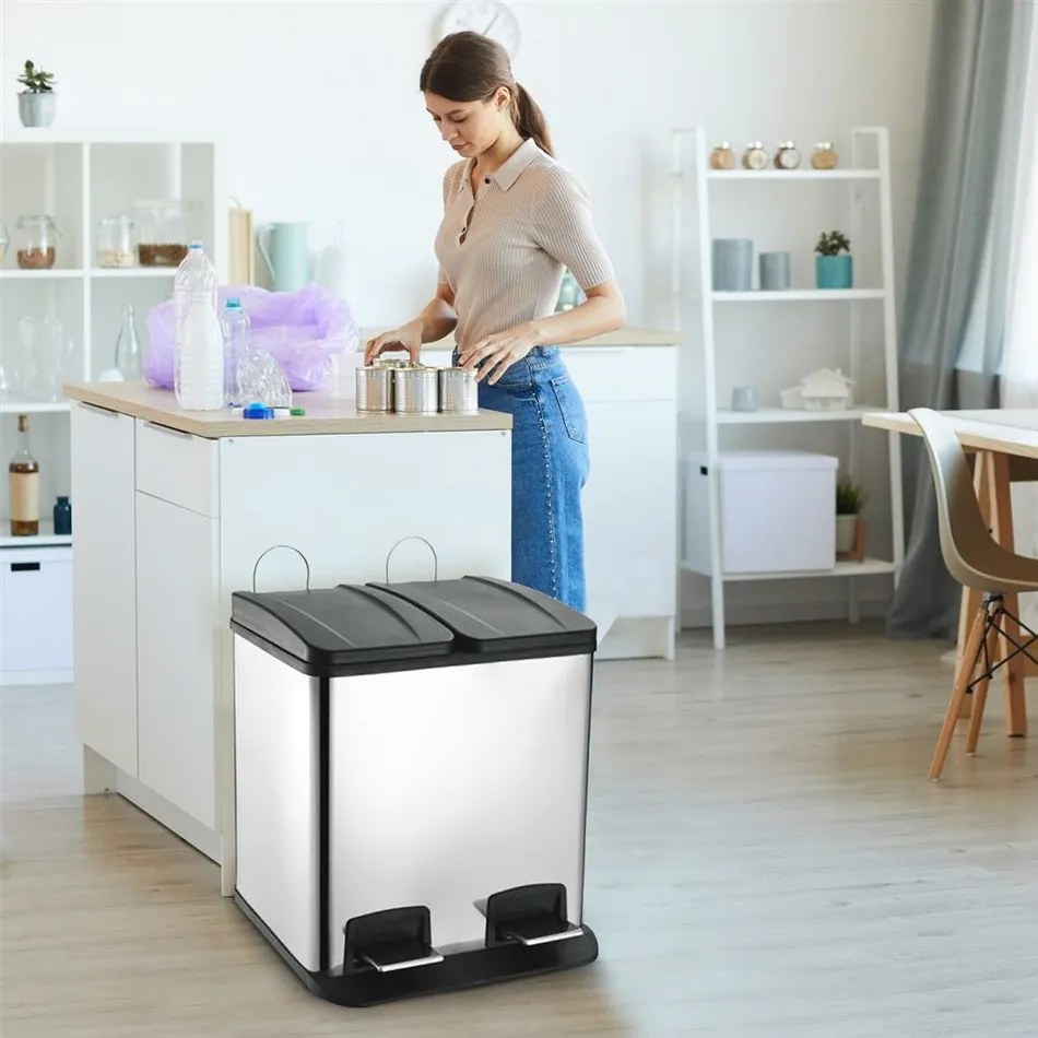 Orion Coș de gunoi DUO, 2 x 30 l, 60 l