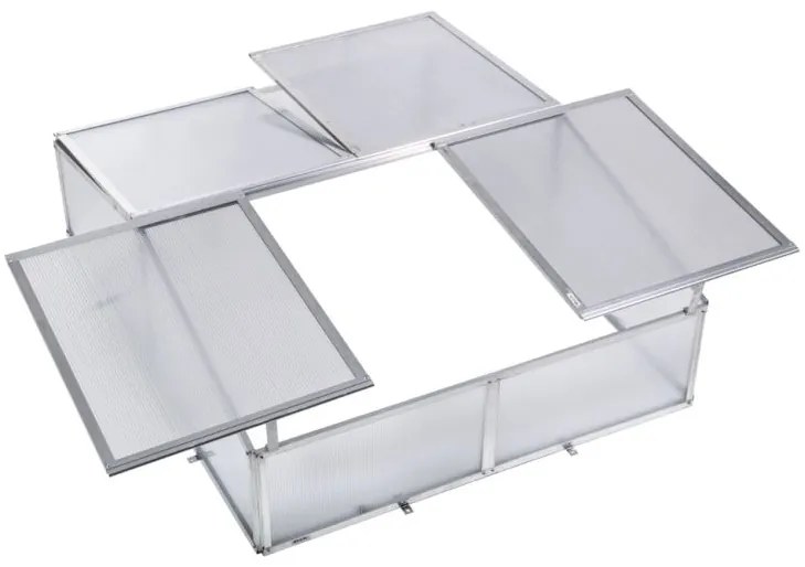 G21 Sera  din două piese 120 x 40 x 100, aluminiu