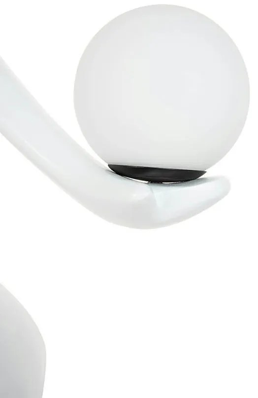Lampa de podea decorativa cu design original cu LED RGB Balerina White
