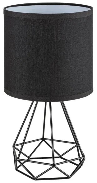 Lampă de masă E14/40W/230V neagră Rabalux