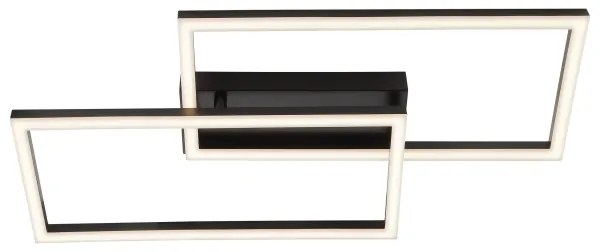Brilliant JORVIC Plafonieră LED 21W/230V 29x60 cm neagră