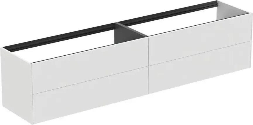 Dulap baza suspendat Ideal Standard Atelier Conca alb mat 4 sertare 240 cm
