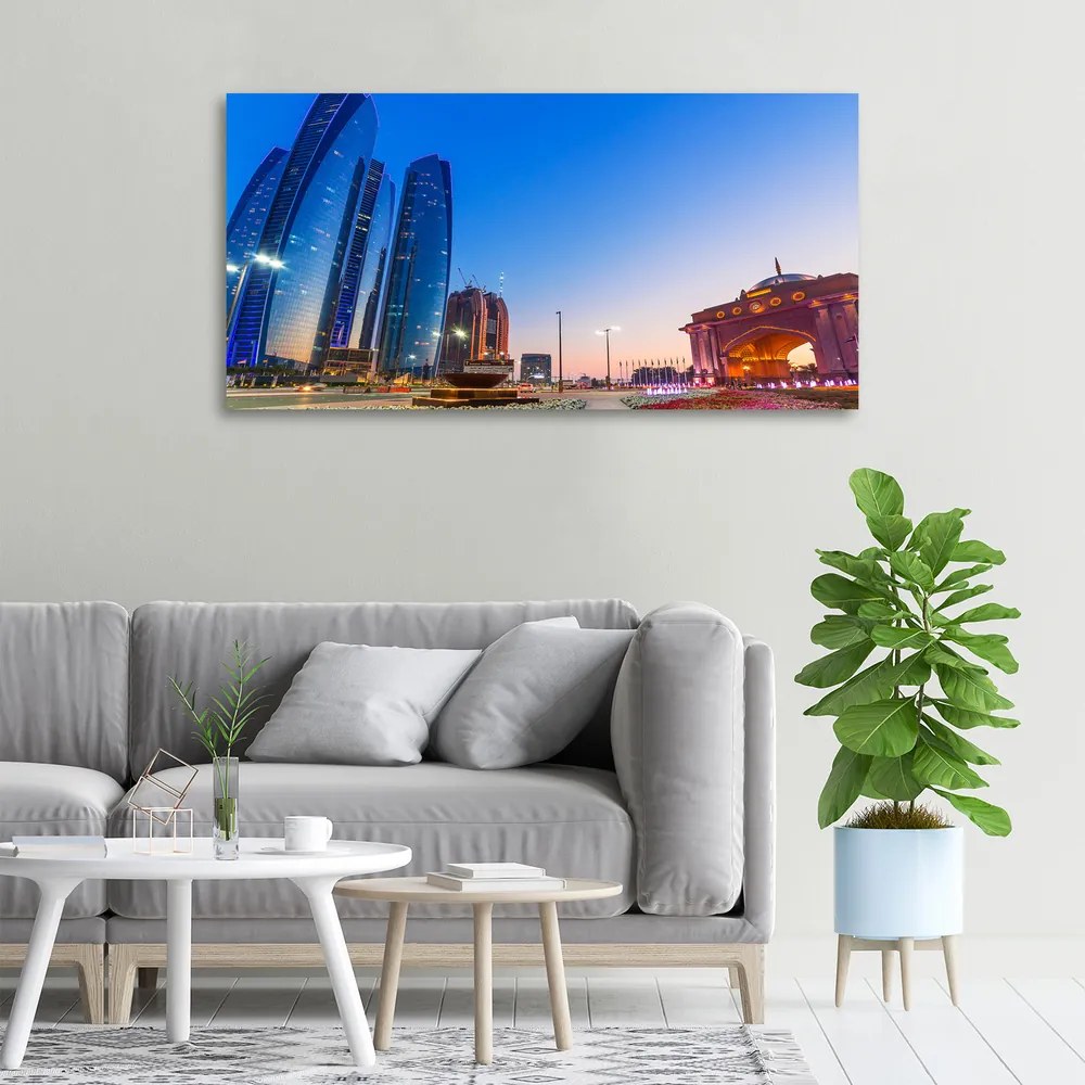 Tablou pe pânză Străzile din abu dhabi