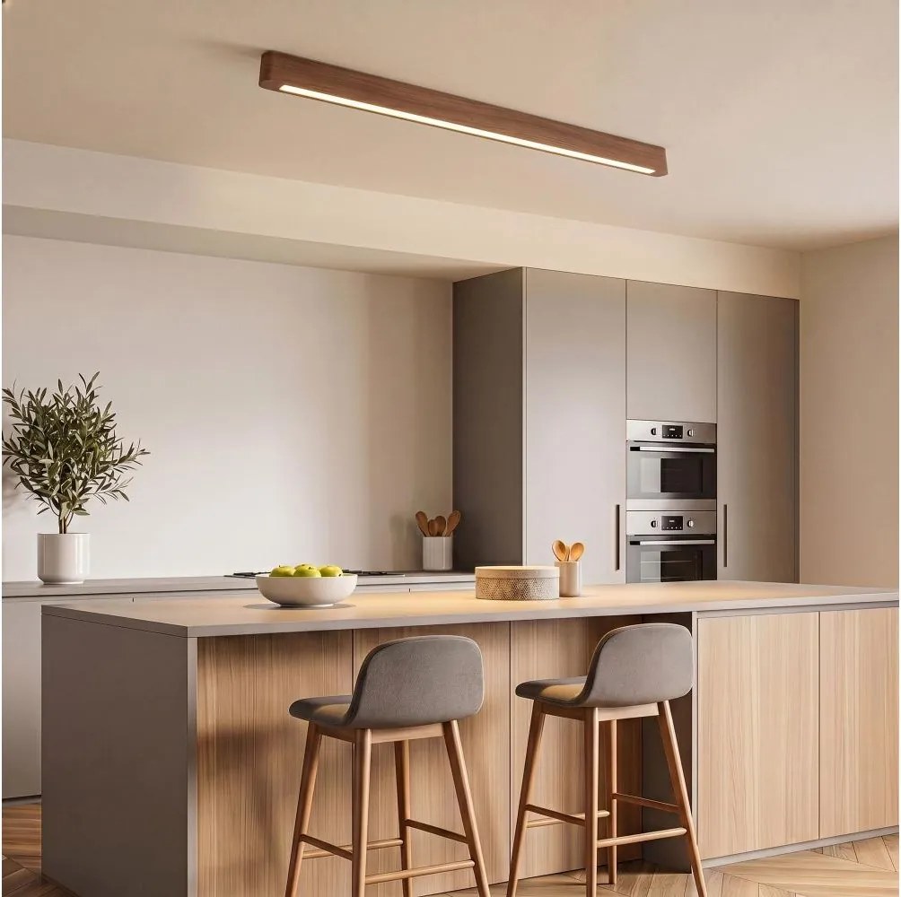 BRILAGI - Plafonieră LED GARDALINE LED/90W/230V 120 cm stejar