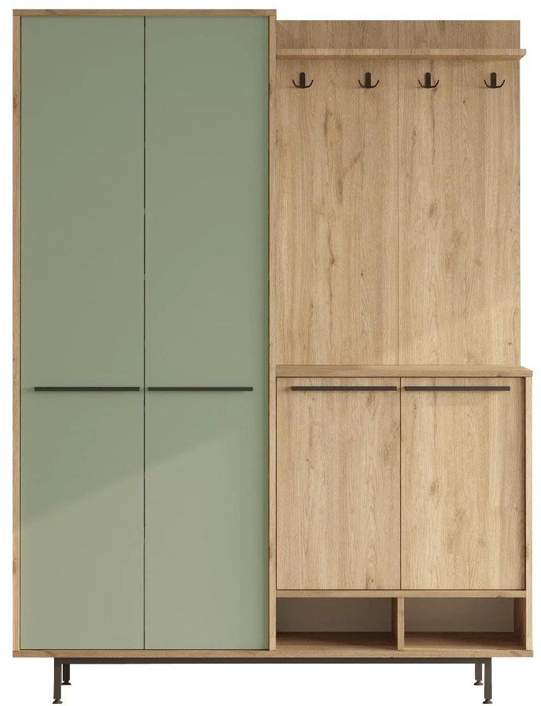 Panou hol Opuntia 1 (Stejar + Verde) . 1102437