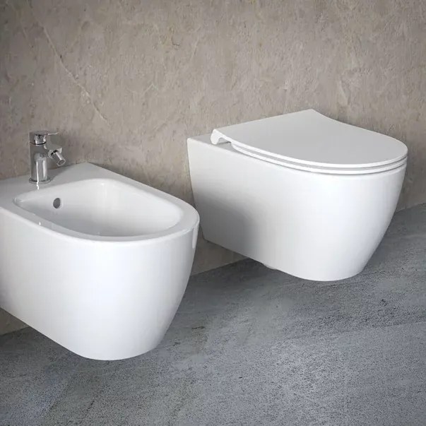 Vas WC suspendat Ideal Standard I.life O rimless HydroTwist alb