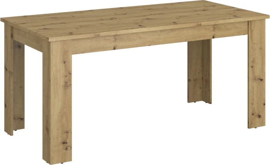Masă dining extensibilă, stejar Artisan, 160-210x90 cm, AIRON