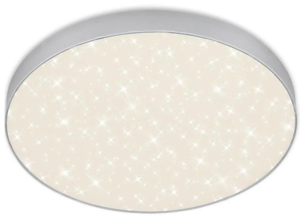 Plafonieră LED Briloner 7075-414 STAR SKY LED/24,5W/230V d. 38 cm argintiu