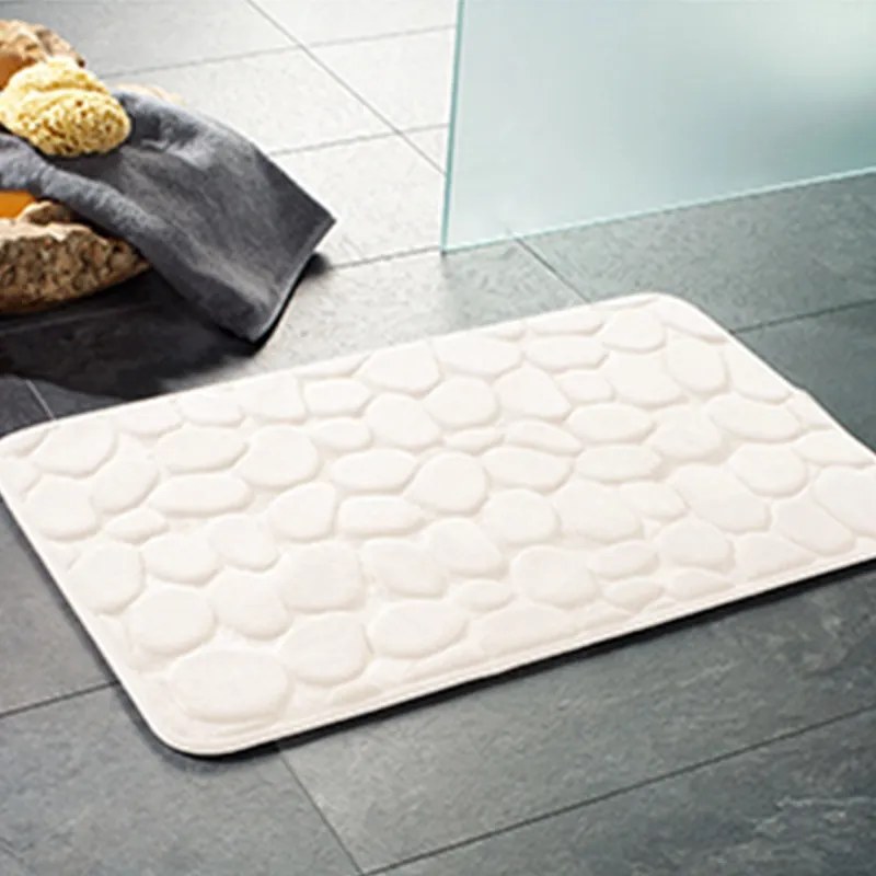 Covor de baie London, alb 50x80 cm