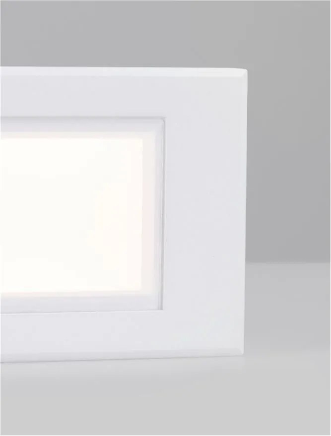 Spot LED incastrabil exterior, ambiental, IP65, RUDY alb