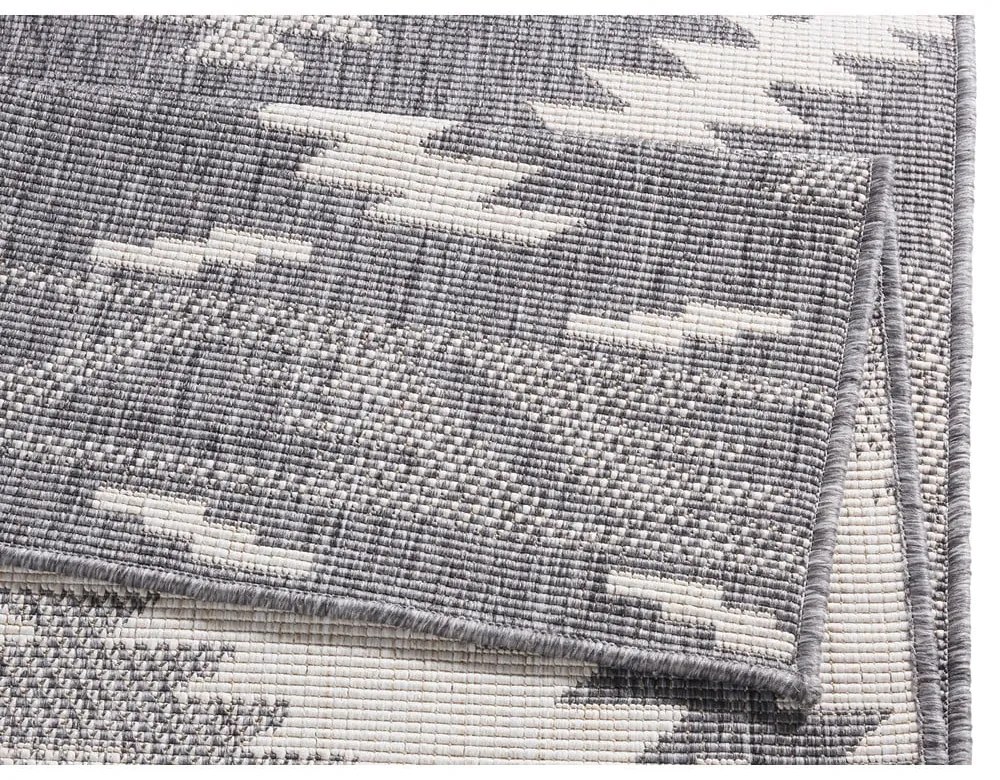 Covor adecvat pentru exterior NORTHRUGS Malibu, 80 x 250 cm, gri-crem