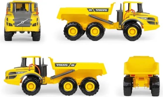 Camion Volvo WORXX, 55 cm, galben