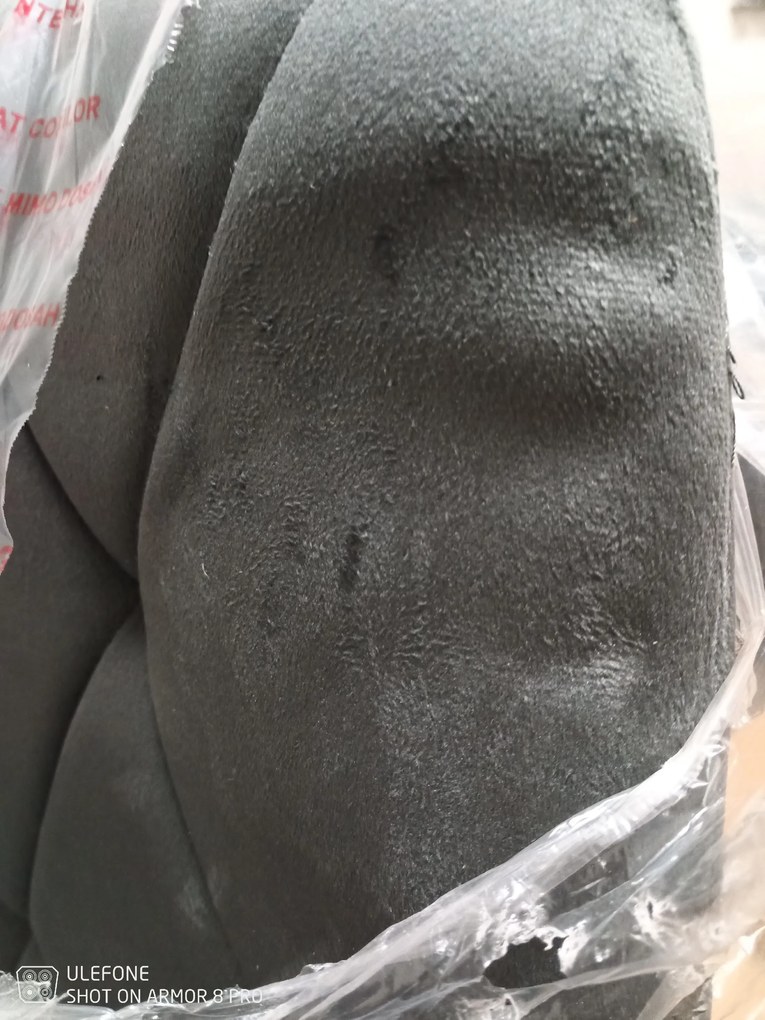 REDUCERE Scaun de dining din catifea gri inchis LIBRA cu picioare negre II. calitate