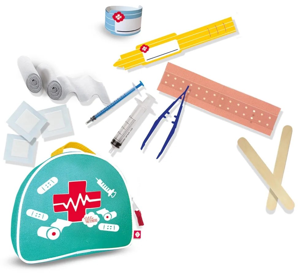 Trusa de doctor de jucarie cu accesorii