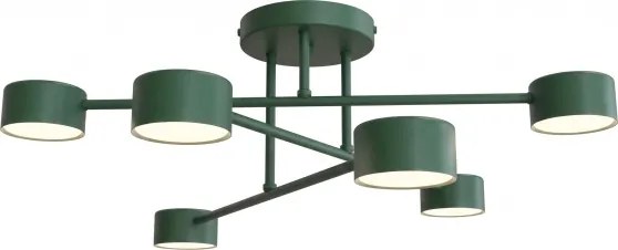 Lustră aplicată HALO 6xGX53/10W/230V verde
