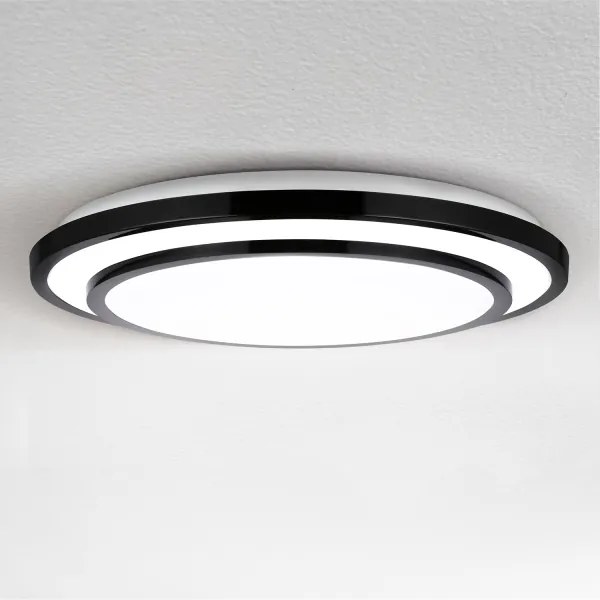 Plafonieră LED dimabilă Brilagi LUCIANO LED/48W/230V 3000-6500K ø 39 cm negru + telecomandă