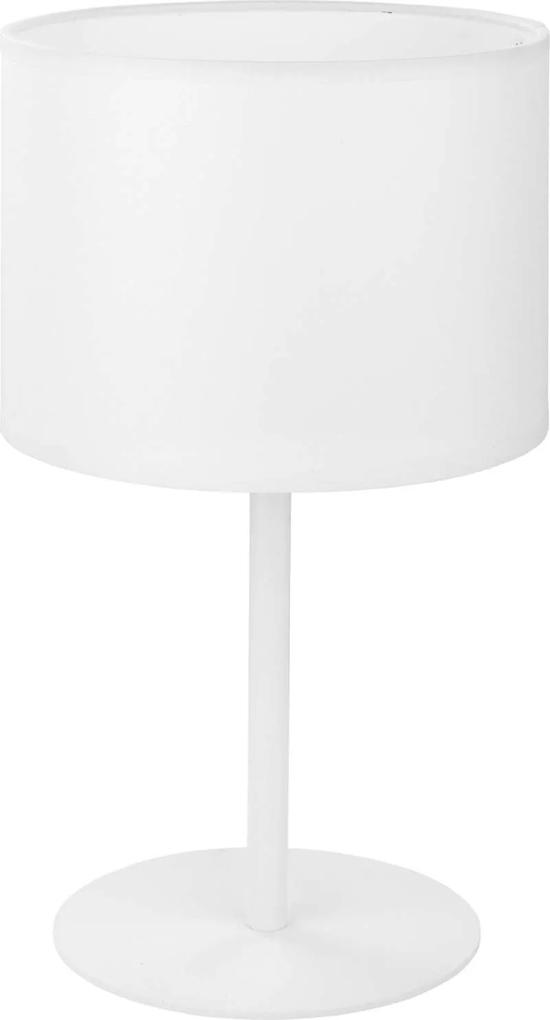 Veioză de masă Viola, 36x20x20 cm, lemn/ metal, alb