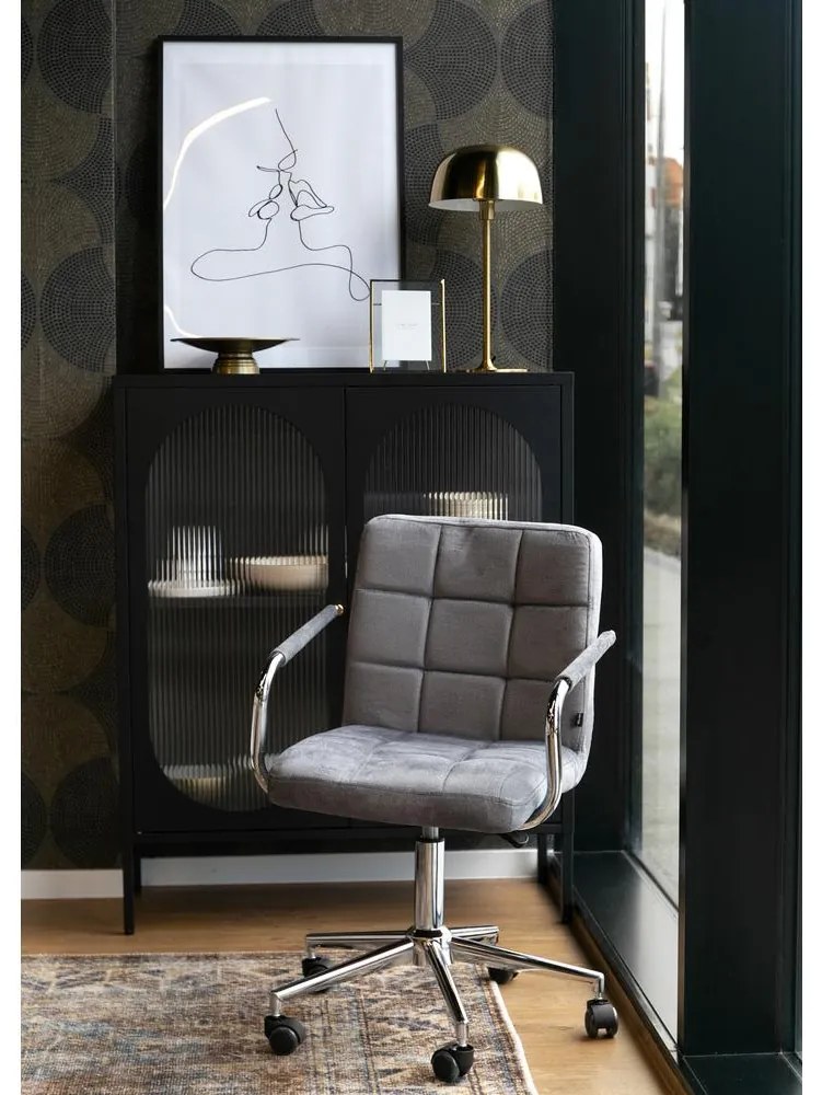 Scaun de birou Seattle (gri + argintiu). 1098710
