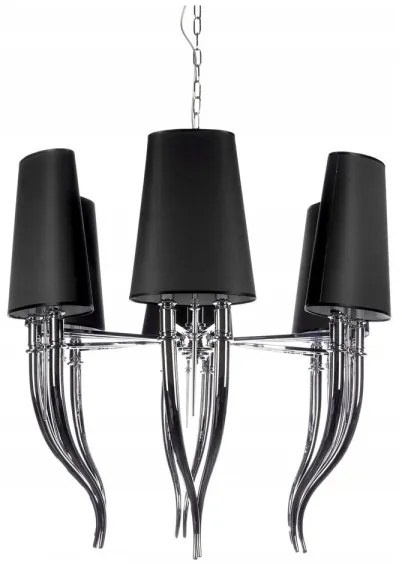 Azzardo AZ1390 - Lustră pe lanț DIABLO 12xE14/11W/230V negru