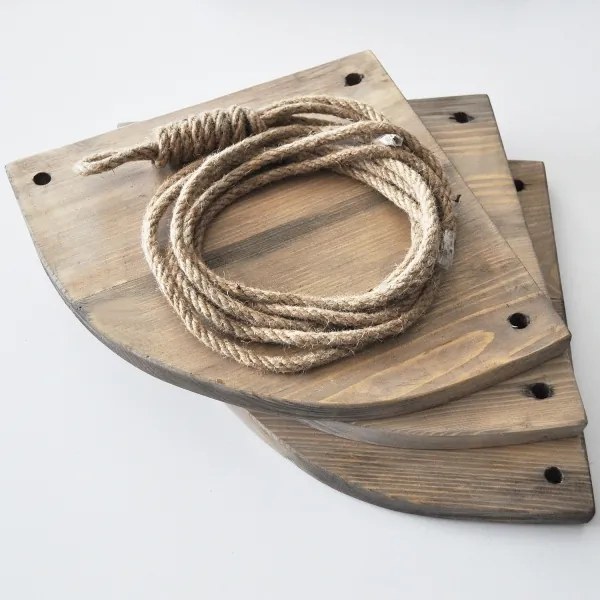 Etajeră de perete suspendată 90x25 cm maro